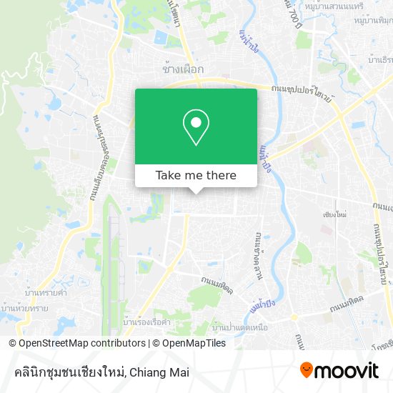 คลินิกชุมชนเชียงใหม่ map