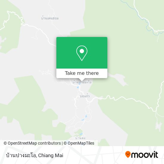บ้านปางมะโอ map
