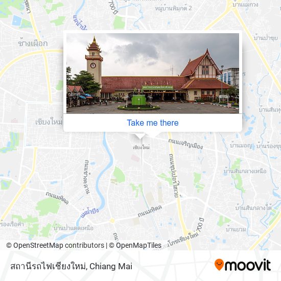 สถานีรถไฟเชียงใหม่ map