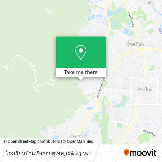 โรงเรียนบ้านเชิงดอยสุเทพ map