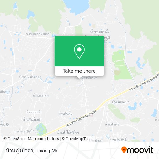 บ้านทุ่งป่าคา map