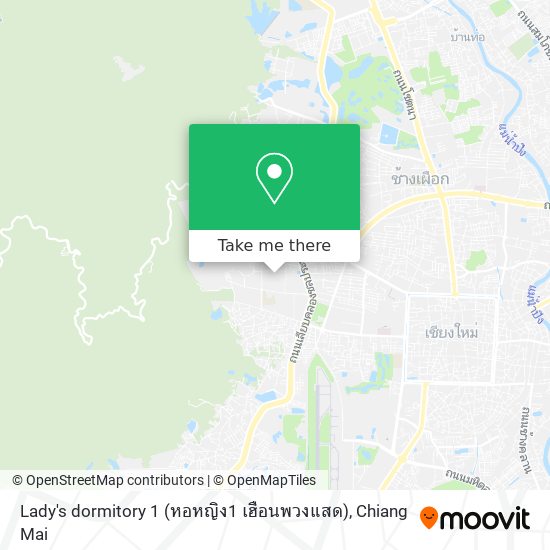 Lady's dormitory 1 (หอหญิง1 เฮือนพวงแสด) map
