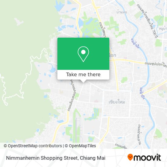 Nimmanhemin Shopping Street map