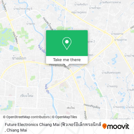 Future Electronics Chiang Mai map