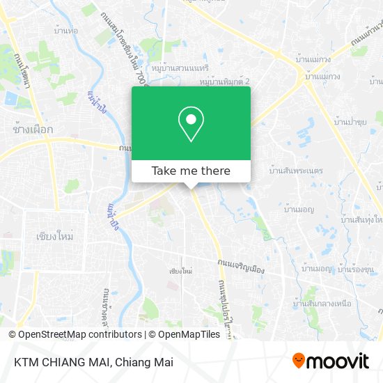 KTM CHIANG MAI map