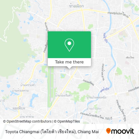 Toyota Chiangmai (โตโยต้า เชียงใหม่) map