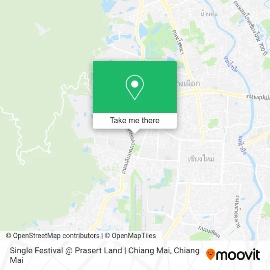 Single Festival @ Prasert Land | Chiang Mai map