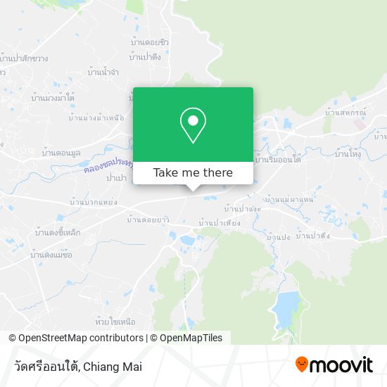 วัดศรีออนใต้ map