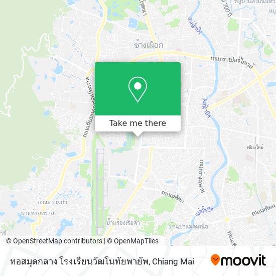 หอสมุดกลาง โรงเรียนวัฒโนทัยพายัพ map