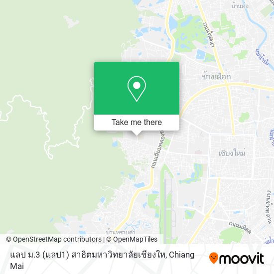 แลป ม.3 (แลป1) สาธิตมหาวิทยาลัยเชียงให map