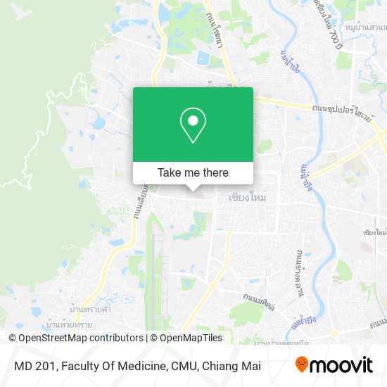MD 201, Faculty Of Medicine, CMU map