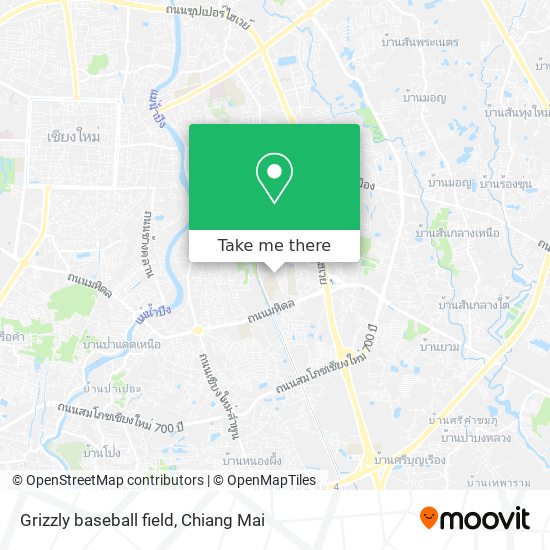 Grizzly baseball field map