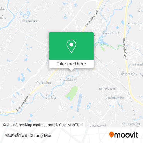 ขนส่งลำพูน map