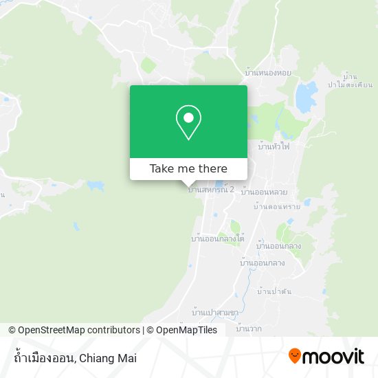 ถ้ำเมืองออน map