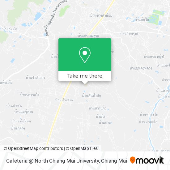 Cafeteria @ North Chiang Mai University map
