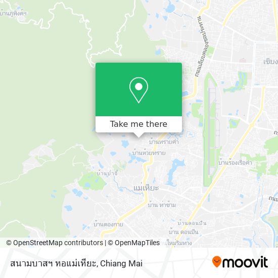 สนามบาสฯ หอแม่เหียะ map