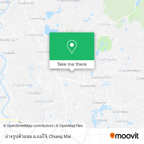 อ่างรูปตัวแอล ม.แม่โจ้ map