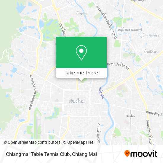 Chiangmai Table Tennis Club map
