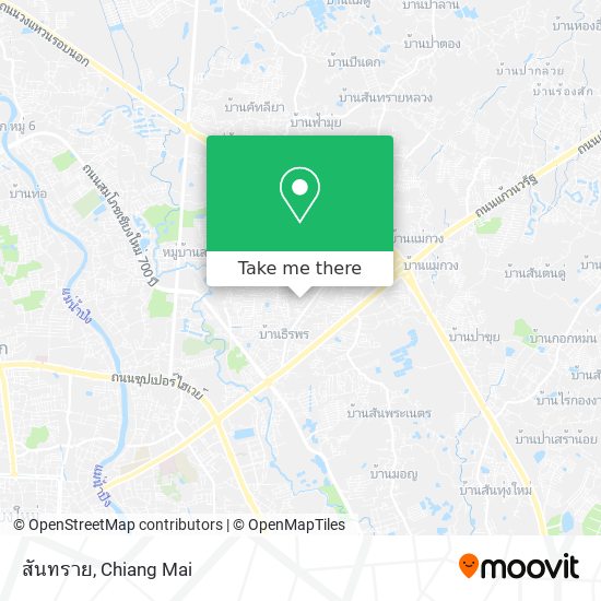 สันทราย map