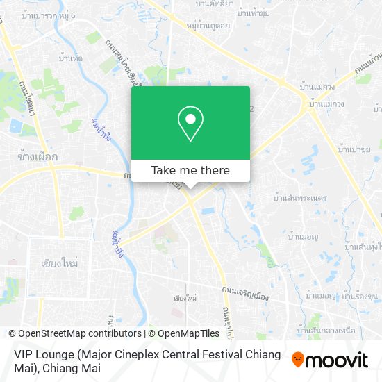 VIP Lounge (Major Cineplex Central Festival Chiang Mai) map