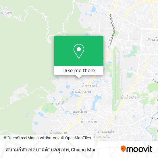 สนามกีฬาเทศบาลตำบลสุเทพ map