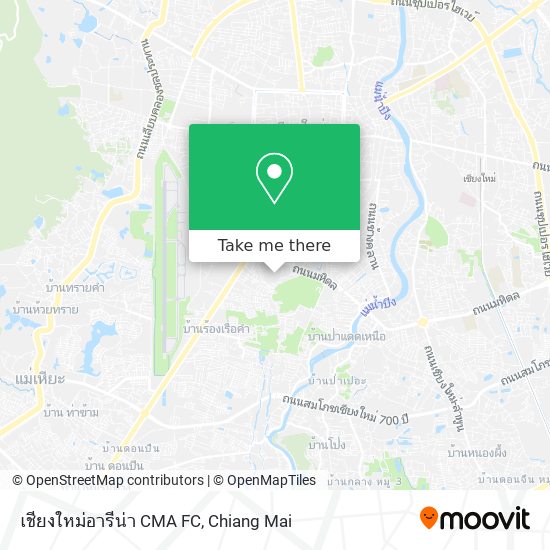 เชียงใหม่อารีน่า CMA FC map
