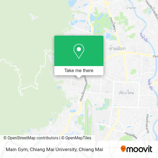Main Gym, Chiang Mai University map