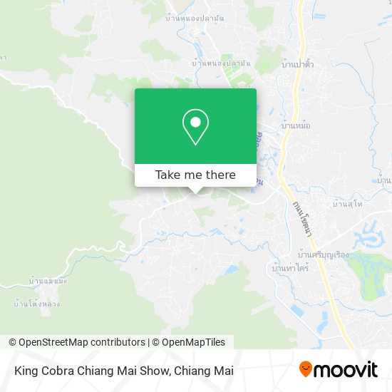 King Cobra Chiang Mai Show map