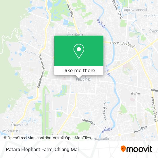 Patara Elephant Farm map