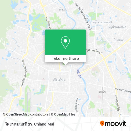 วัดเทพมณเฑียร map