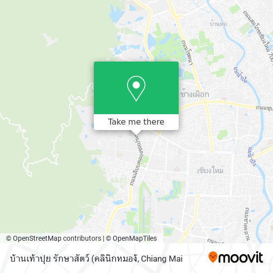 บ้านเท้าปุย รักษาสัตว์ map