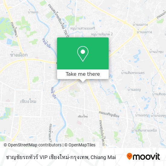 ชาญชัยรถทัวร์ VIP เชียงใหม่-กรุงเทพ map