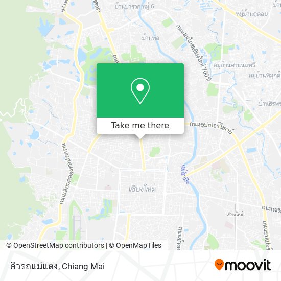 คิวรถแม่แตง map