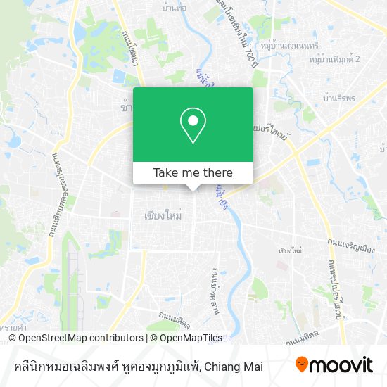 คลีนิกหมอเฉลิมพงศ์ หูคอจมูกภูมิแพ้ map