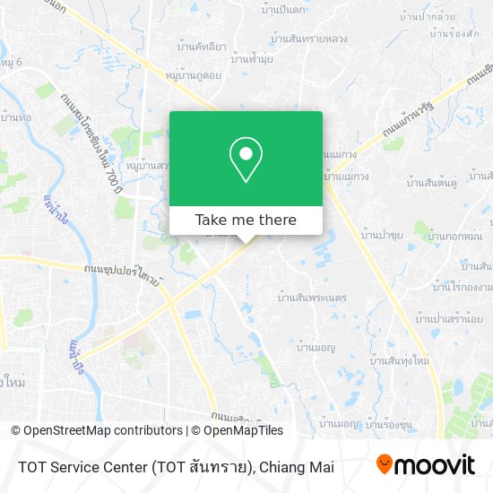 TOT Service Center (TOT สันทราย) map