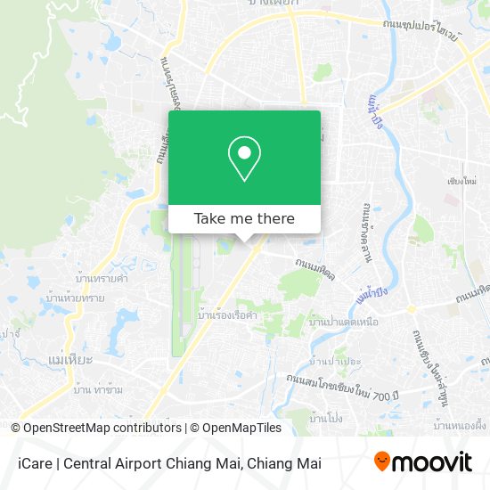 iCare | Central Airport Chiang Mai map