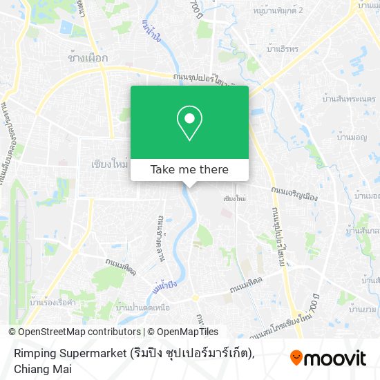 Rimping Supermarket (ริมปิง ซุปเปอร์มาร์เก็ต) map