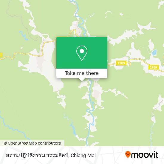 สถานปฎิบัติธรรม ธรรมศิลป์ map