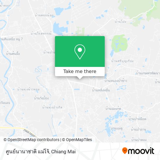 ศูนย์นานาชาติ แม่โจ้ map