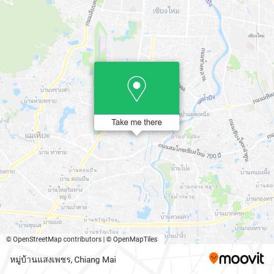 หมู่บ้านแสงเพชร map