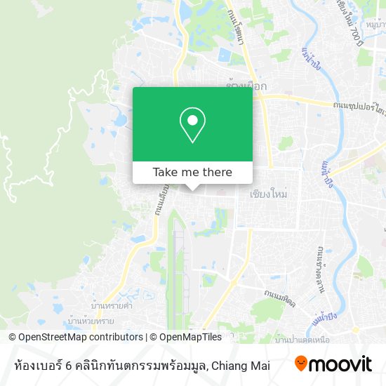 ห้องเบอร์ 6 คลินิกทันตกรรมพร้อมมูล map