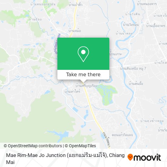 Mae Rim-Mae Jo Junction (แยกแม่ริม-แม่โจ้) map