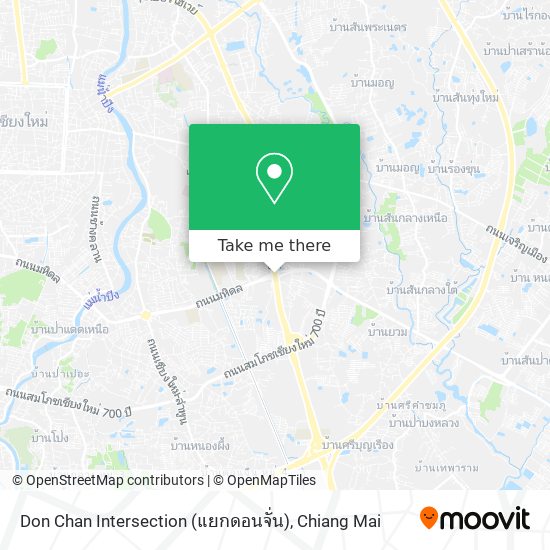 Don Chan Intersection (แยกดอนจั่น) map