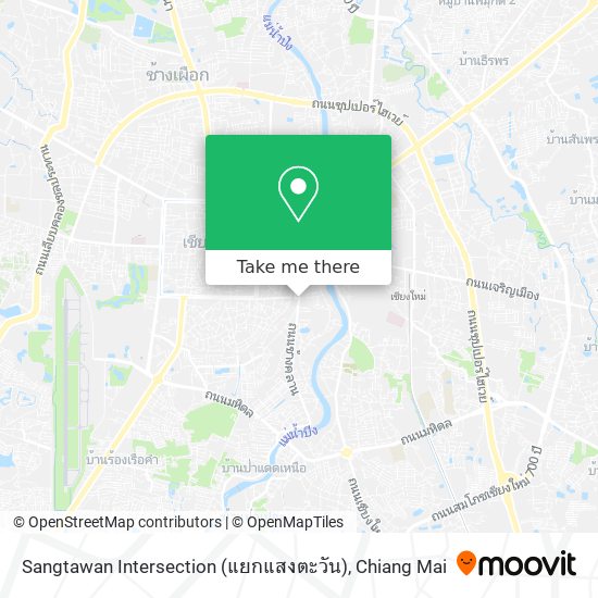 Sangtawan Intersection (แยกแสงตะวัน) map