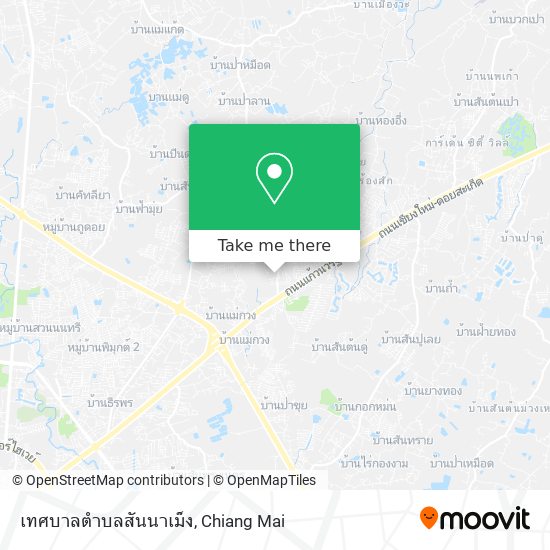 เทศบาลตำบลสันนาเม็ง map