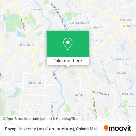 Payap University (มหาวิทยาลัยพายัพ) map