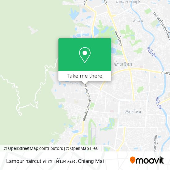 Lamour haircut สาขา คันคลอง map