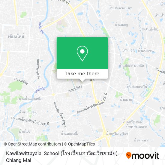 Kawilawittayalai School (โรงเรียนกาวิละวิทยาลัย) map