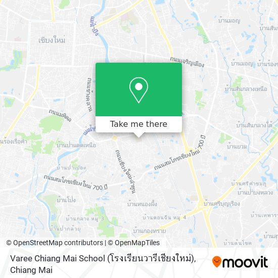 Varee Chiang Mai School (โรงเรียนวารีเชียงใหม่) map