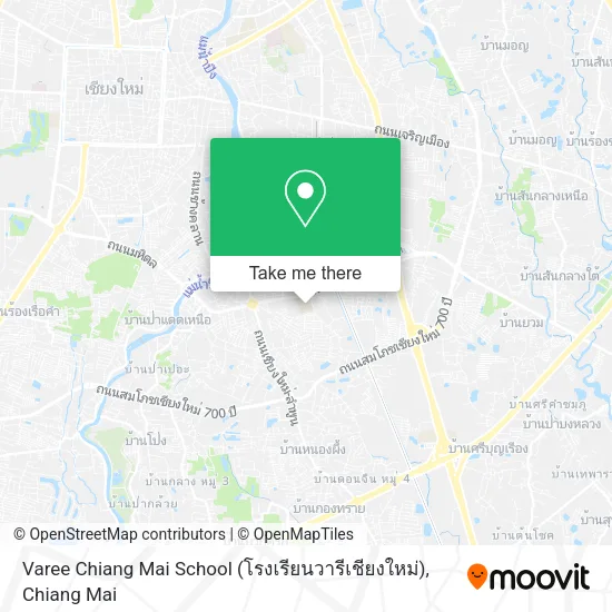 Varee Chiang Mai School (โรงเรียนวารีเชียงใหม่) map